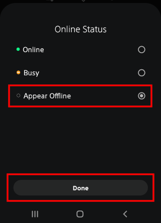 Appear offline on the PS5 using the PlayStation app