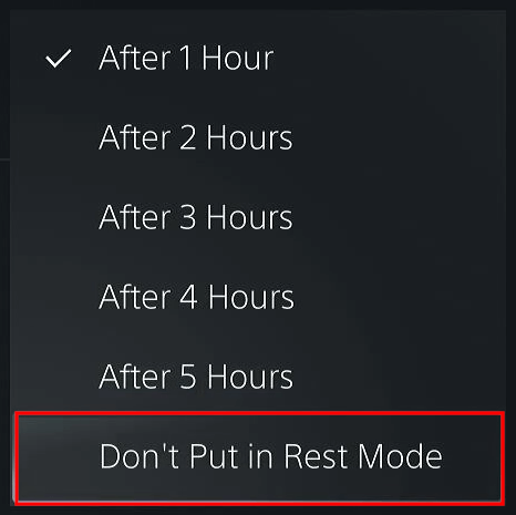 Disable Rest Mode for media playback