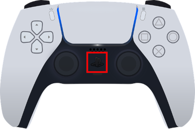 PS5 controller PS button