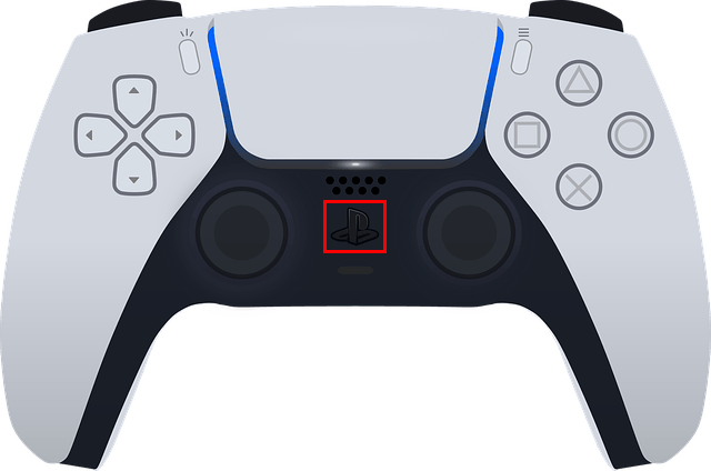 PS5 controller PS button