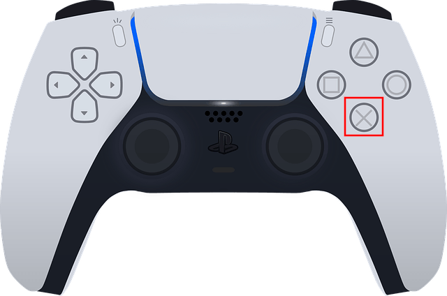 PS5 controller X button