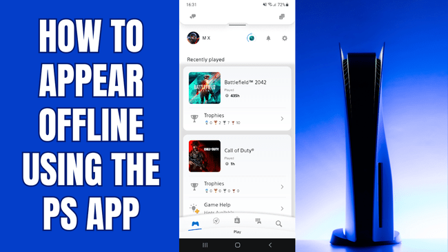 How to appear offline on your PS5 using the PlayStation app