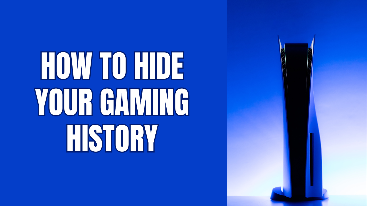 How to hide your gaming history on your PS5 (step by step)