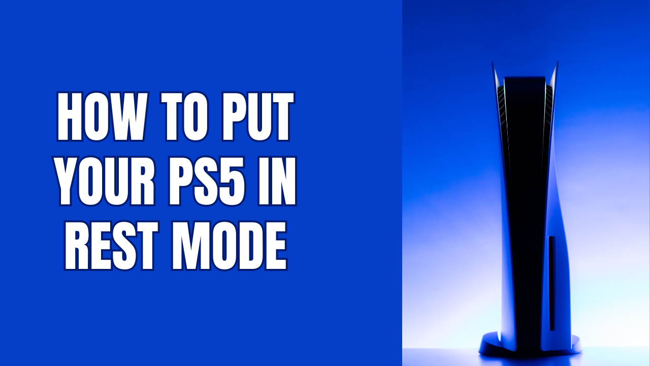 How to put your PS5 in rest mode (step by step)